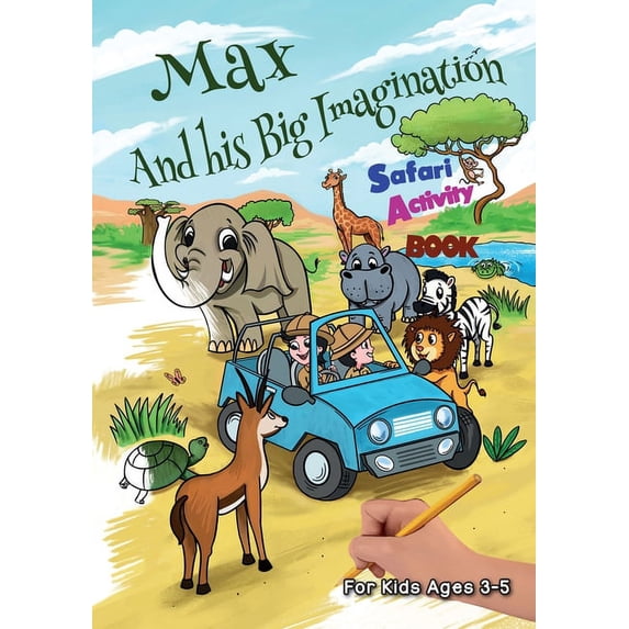 Max and his Big Imagination - Safari Activity Book, (Paperback)
