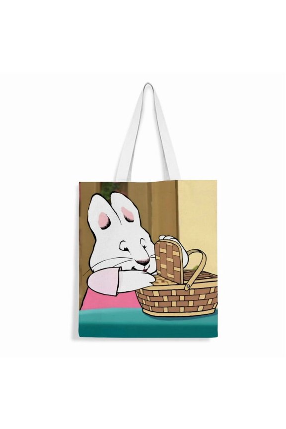 Max and ruby handbag 13.815.8 inches made of canvas material durable and stylish showcasing personal style