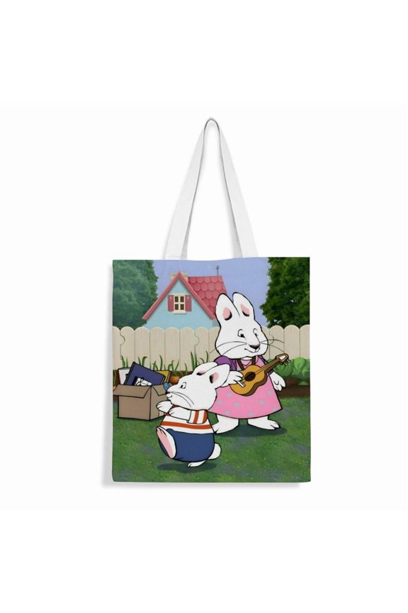 Max and ruby handbag 13.815.8 inches made of canvas material durable and stylish showcasing personal style