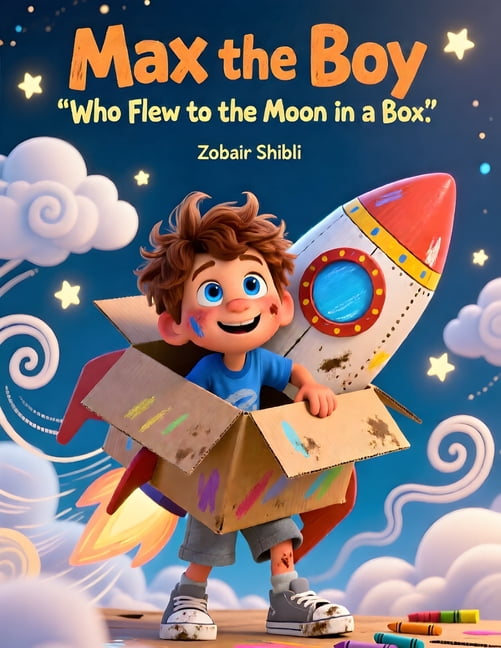 Max the Boy Who Flew to the Moon in a Box, (Paperback)