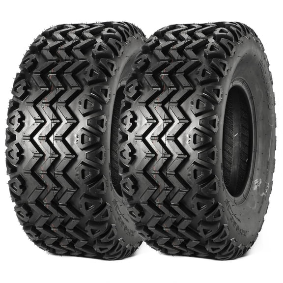MaxAuto 2pcs 22X9.50-10 ATV Tires22-9.5-10 Tires for Hilly Lawn Tractor Golf Cart, 4ply, Tubeless Tires
