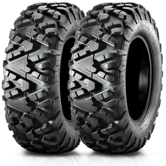 MaxAuto AT27x9-14 ATV UTV Mud Sand Off-Road Tires, 6PR Tubeless, Set of 2
