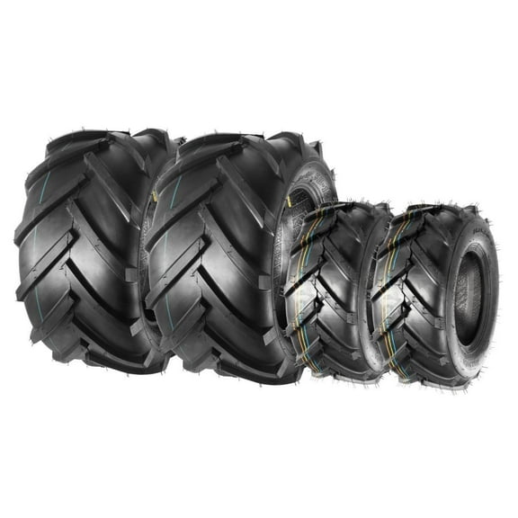MaxAuto Lawn Mower Tires 16X6.50-8 Front & 23X10.50-12 Rear(2 Front tires+2 Rear Tires)