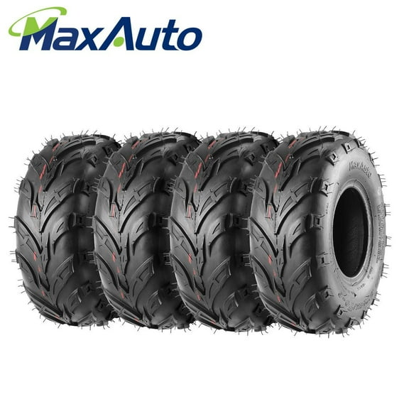 MaxAuto Sport ATV Tires 145/70-6 145x70-6 Go-Kart, Mini Bike, ATV, Lawn Tires 145x70x6, 6PLY, Pack of 4
