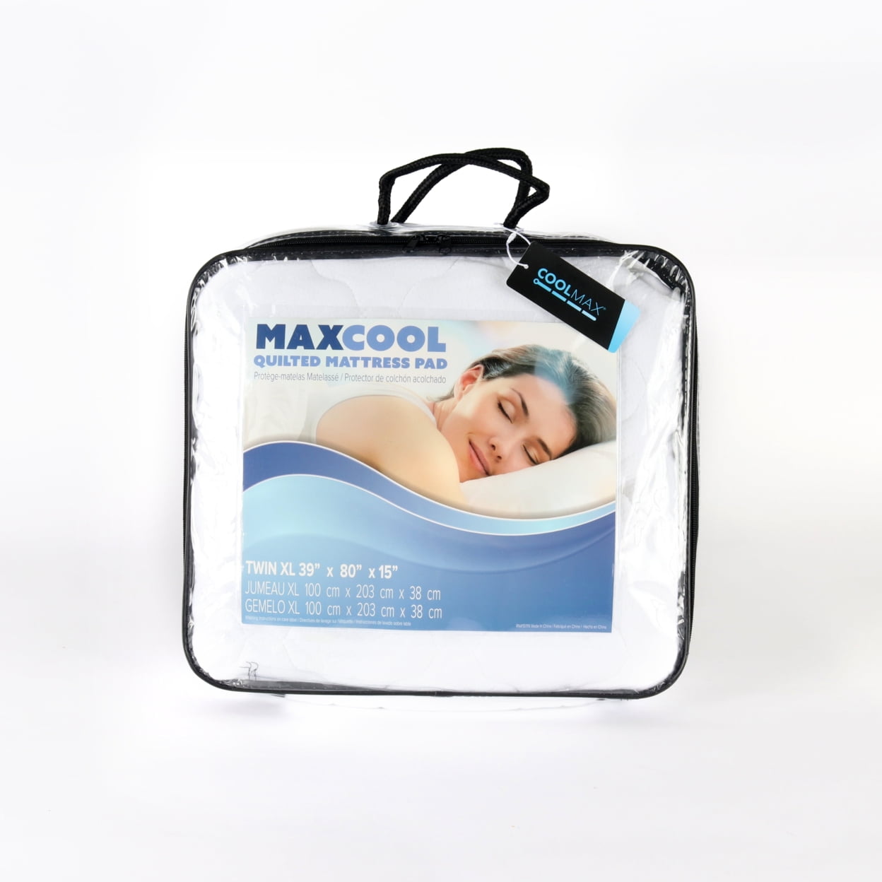 MaxCool Quilted Mattress Pad (TWIN XL Size), Hypoallergenic, Breathable