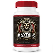 MaxDure   Original Max Dure Capsules with a Natural Daily Blend for Wellness |Clean, Gentle, Easy-to-Swallow Pills 60 Capsules