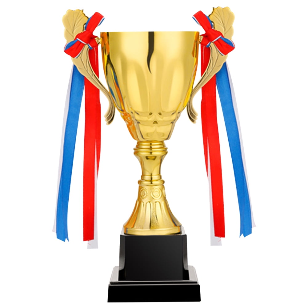 MaxFUH Metal Gold Trophy Basketball Football Trophy Height 23cm Sports