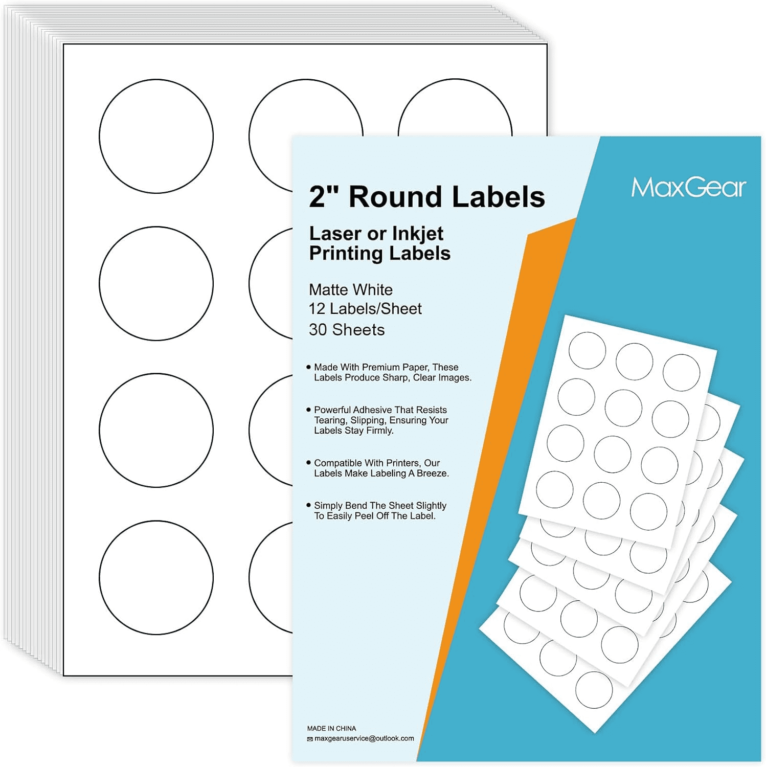 252 x White paper hang tag ring/round/hole reinforcement stickers/labels