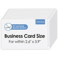 thumbnail image 1 of MaxGear 30 PCS Self Adhesive Laminating Sheets for Business Cards, 10 Mil Thickness, 2.6x3.9 Inches, No Laminator Machine Needed, 1 of 8