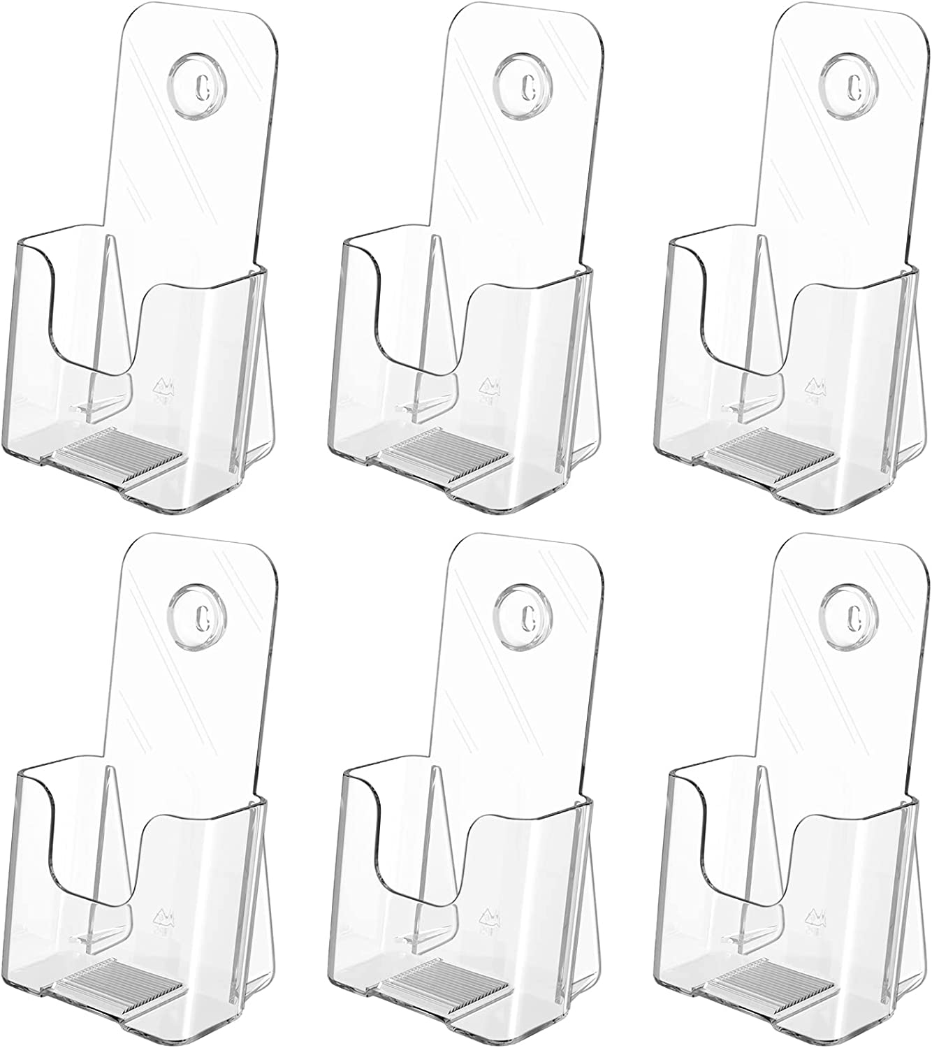 Azar 252305 Threetier Modular Bifold Brochure Holder, 2Pack