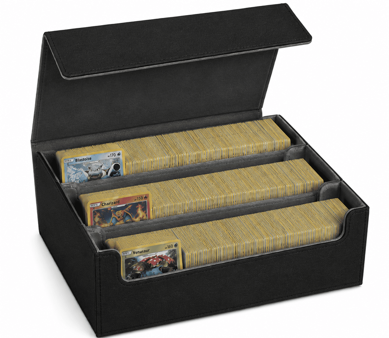 MaxGear Card Deck Box for Trading Cards Holds 1800+ Sleeved Cards