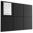 thumbnail image 1 of MaxGear Large Cork Board for Wall 36" x 24", Black Bulletin Board, 6 Pack Felt Wall Tiles with Pushpins, 1 of 9