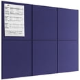 thumbnail image 1 of MaxGear Large Cork Board for Wall 36" x 24", Dark Blue Bulletin Board, 6 Pack Felt Wall Tiles with Pushpins, 1 of 6