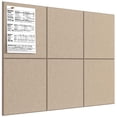 thumbnail image 1 of MaxGear Large Cork Board for Wall 36" x 24", Tan Bulletin Board, 6 Pack Felt Wall Tiles with Pushpins, 1 of 6