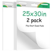 MaxGear Sticky Easel Pads, 30 Sheets, 2 Count 2 Pack