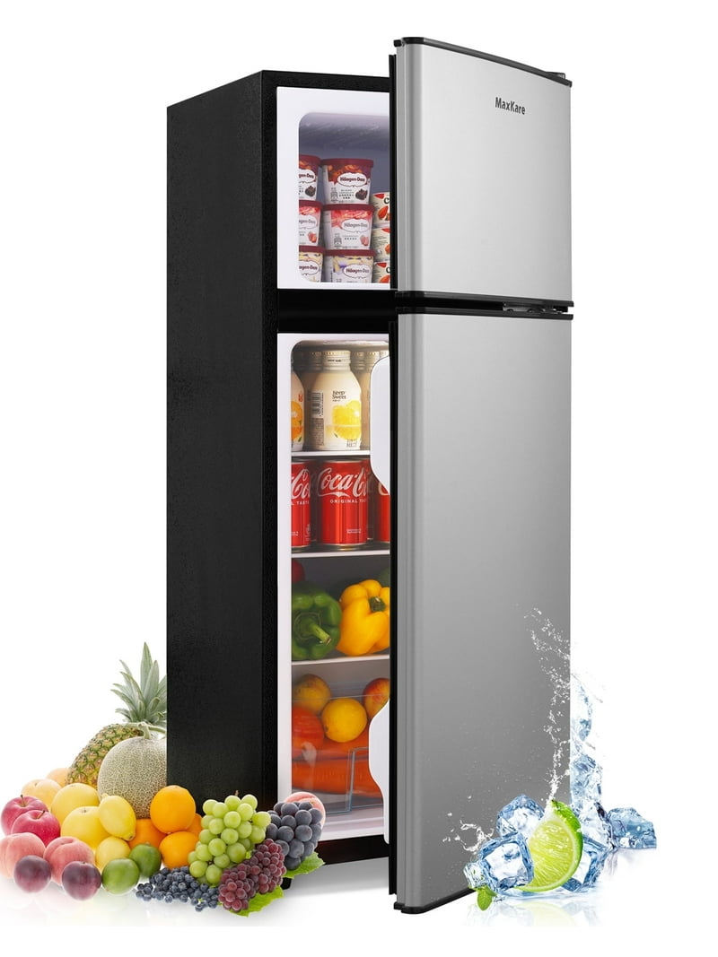 MaxKare 3.6 Cu.ft Mini Fridge with Freezer, 2-Door Compact
