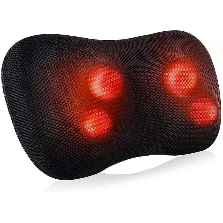 MaxKare Back Neck Massager with Heat, Shiatsu Deep-Kneading Massage for  Muscle Pain Relief Spa-Like Soothing for Home Car and Office 