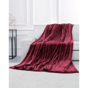 MaxKare Electric Heated Blanket 213 x 183 cm Full Size Microplush Full Body Blanket with Auto-Off, 4 Heating Levels for Home, Office, Bed, Sofa (Red)