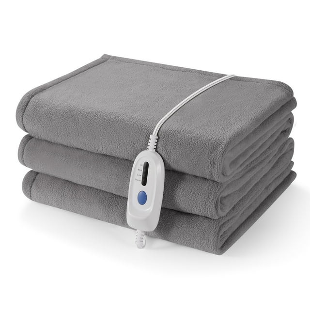 MaxKare Electric Heated Blanket Full Size 77'' x 84'' with 4 Heating