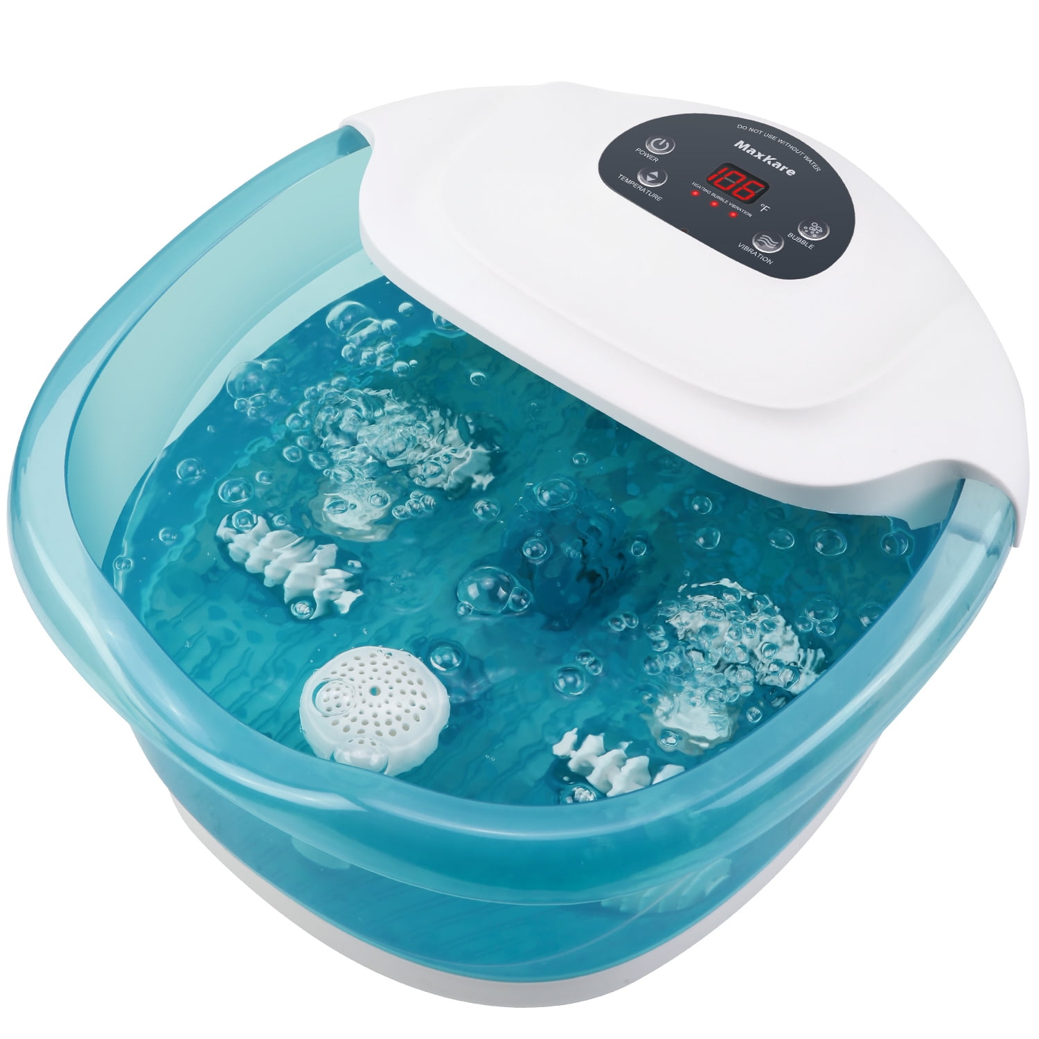 MaxKare Foot Spa/Bath Massager 3 in 1 Function with Heat Bubbles Vibration  – MAXKARE