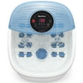 thumbnail image 1 of MaxKare Foot Soak Spa Bath Massager with Heat, Bubbles, and Vibration, Digital Temperature Control, 16 Detachable Massage Rollers, Soothe and Comfort Feet - Blue, 1 of 9