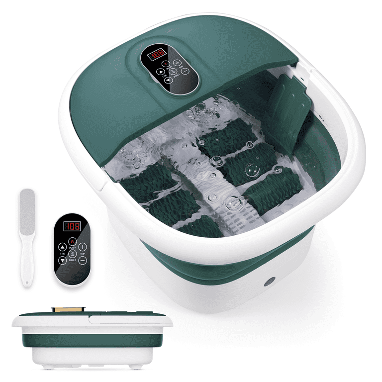 MaxKare Foot Spa Bath Massager with Heat, Collapsible with