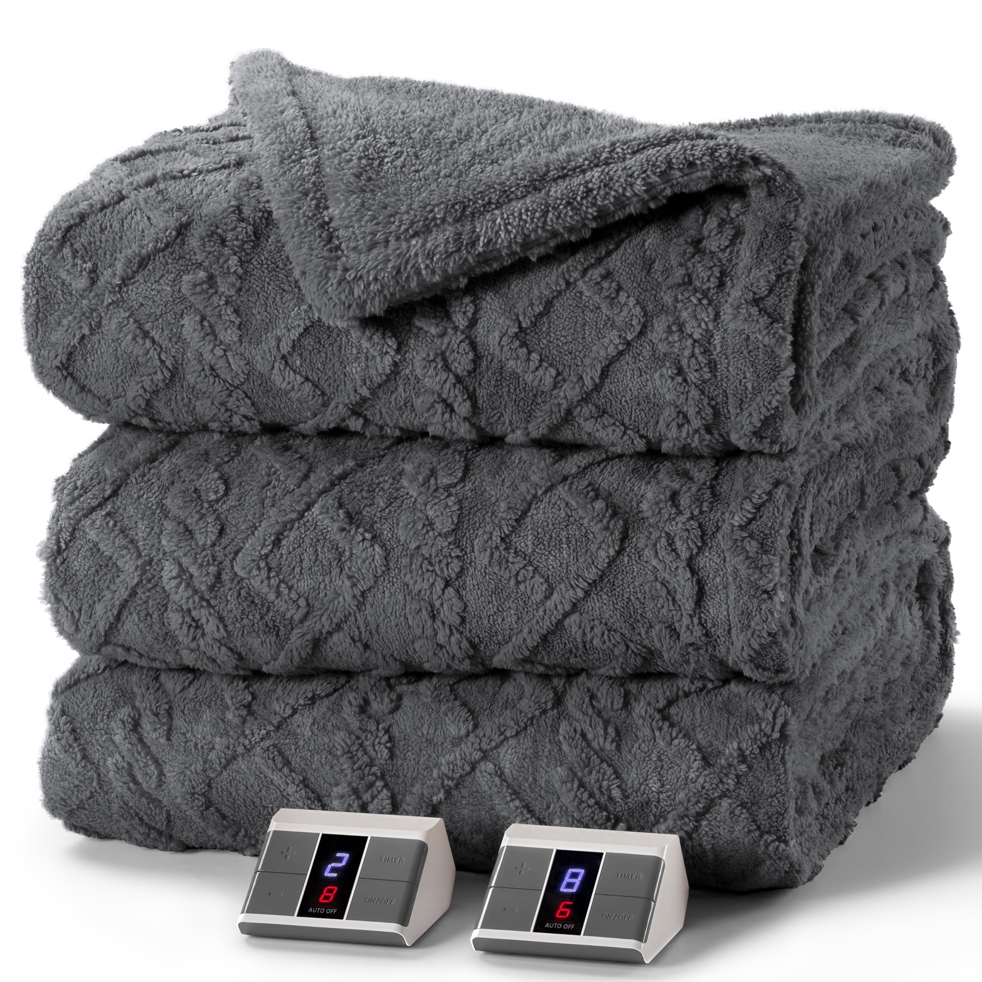 MaxKare Dual-Control Queen Heated Blanket