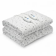 MaxKare Heated Mattress Pad 78"x80" King Size with Dual Controllers, 4 Heating Levels & 10H Auto-off, ETL Certification, Machine Washable