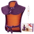 thumbnail image 1 of MaxKare Ultra Soft Heating Pad with 4 Heat Settings & Auto Shut-off for Full Body Stress Relief, 24"x33" - Purple, 1 of 12