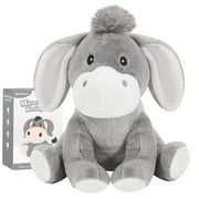 MaxKare Microwavable Heating Pad Heatable Stuffed Animal for Anxiety and Ache Relief, Bedtime, Adorable Christmas Gift for Kids & Adults, 13.7"x10.6", Donkey