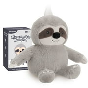 MaxKare Microwavable Stuffed Animal Heating Pad Heatable for Anxiety and Ache Relief, Bedtime, Adorable Christmas Gift for Kids & Adults, 9.4"x13", Sloth