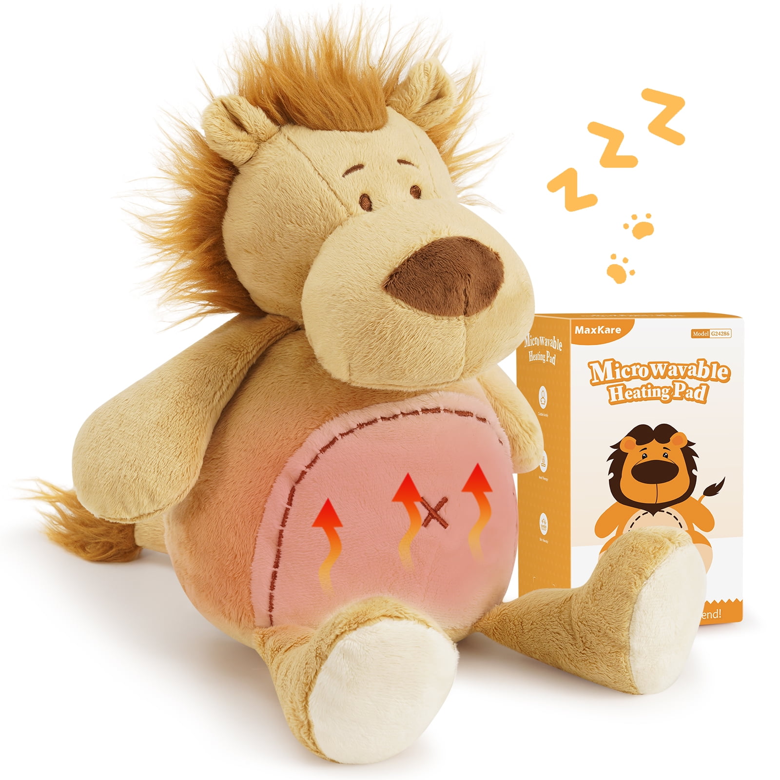 MaxKare Microwavable Stuffed Animal Heating Pad Heatable for
