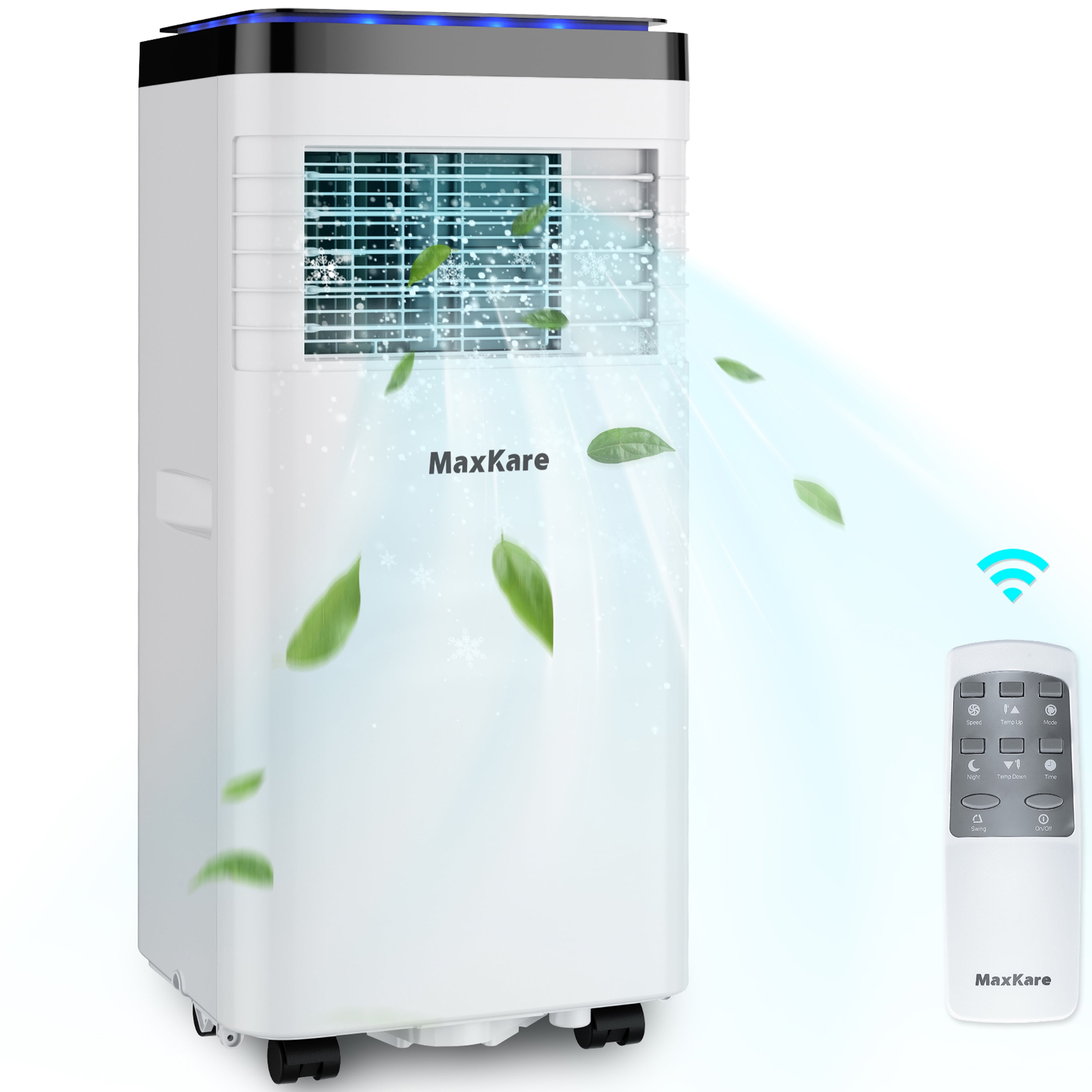 MaxKare Portable Air Conditioner, 8000 BTU with Cooler, Dehumidifier  Cooling Rooms up to 150 Sq.ft with Remote Control