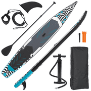 Naipo 14FT Inflatable Paddle Board Racing Stand Up Touring Board Backpack Durable for Youth Adult Premium SUP Accessories
