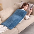 thumbnail image 1 of MaxKare Ultra-Wide Microplush Heating Pads for Full Body 33"x18", 6 Heating Settings and Auto Shut-Off, Blue, 1 of 8