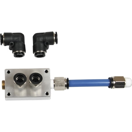 MaxLine 90200 1/2 In Air Compressor Manifold Kit w/ 3/8 In NPT Straight Fittings