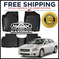 thumbnail image 1 of MaxLiner Custom All Weather 1st & 2nd Row Floor Mats Set BLACK For Altima 2013, 1 of 5