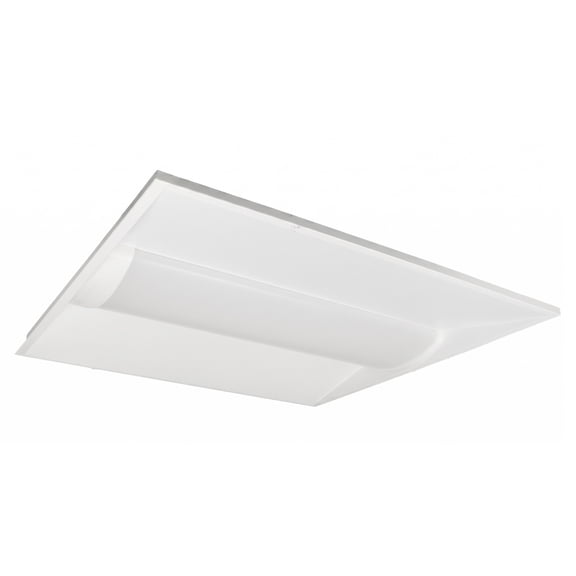 MaxLite 2X2 LED Troffer Panel Light, Selectable Wattage & Color Temprature 13/20/26W 3500-5000K, 0-10V Dimmable, Selectable Wattage, for Office, School, Retail Stores, Hospitals in White Finish