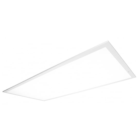MaxLite 2X4 LED Flat Panel Light for Drop Ceiling, 22/30/38W 3500-5000K, Slim Profile, 0-10V Dimmable, Selectable CCT, White