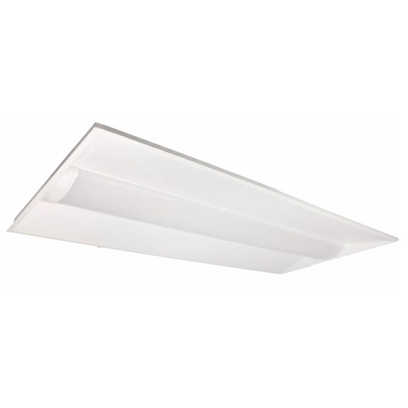 MaxLite 2X4 LED Troffer Panel Light for Commercial Space , Selectable 22/28/34W 3500-5000K, 0-10V Dimmable, Selectable Wattage, for Office, School, Retail Space, Hospital in White