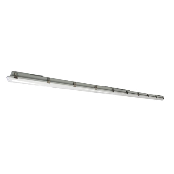 MaxLite 8 ft Vapor Tight LED Fixture, Selectable 65/75/90W 120-277V 3500-5000K, 65W, Damp Rated, Selectable Wattage, Controls Ready, for Stairwell