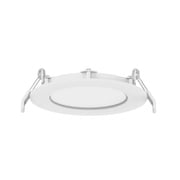 MaxLite Canless LED Recessed Wafer Downlight, 4 Inch, 10.5W, 120V, 2700K/3000K/3500K/4000K/5000K, Slim Profile, Dimmable, Selectable CCT, for Kitchen, White