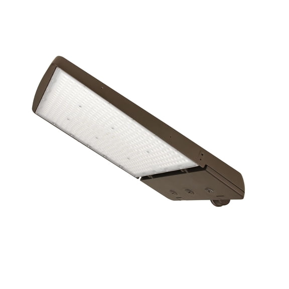 MaxLite LED Area Light, 200/175/150W 120-277V, 200W 3000-5000K, Selectable Wattage, Selectable CCT, Changeable Optics, Controls Ready, Bronze