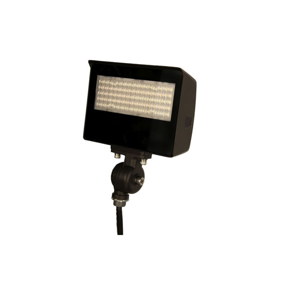 MaxLite Outdoor LED Flood Light, Selectable 35W 120-277V, 35W 3000-5000K, Knuckle Mount, Weather Resistant, Wide Beam, Selectable Wattage