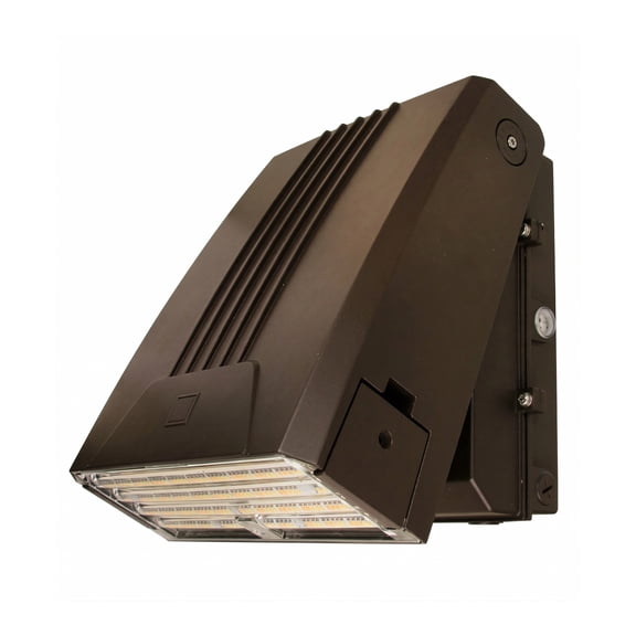 MaxLite Outdoor LED Wall Pack Light Fixture,Bronze, Dusk to Dawn, Selectable Wattage, Selectable CCT, Dimmable, , Outdoor Security Light