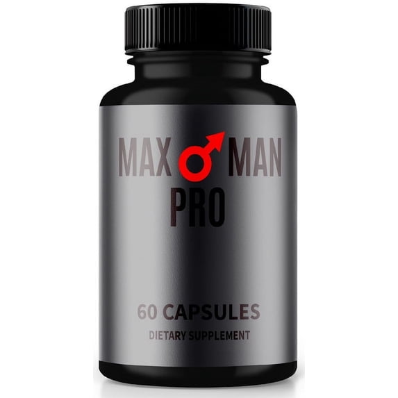 MaxMan Pro Pills, Maximum Strength Formula for Confidence, All-Natural Capsules to Support Health and Fitness, MaxManPro Supplement Reviews (60 Capsules)