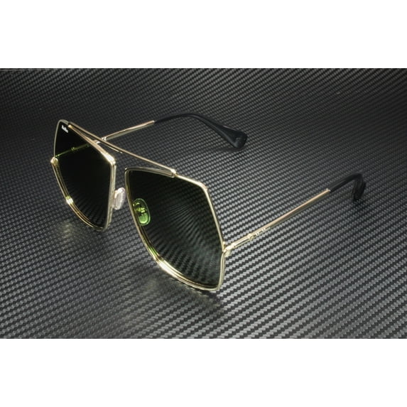 MaxMara MM0006 08A Shiny Gunmetal Smoke Metal 64 mm Women's Sunglasses