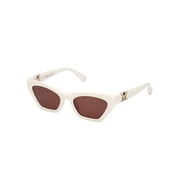 Max Mara MM0057 21E 52mm Cat Eye Sunglasses Women's White