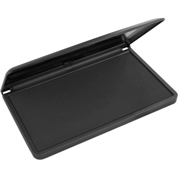 MaxMark Large Premium Black Ink Stamp Pad - 3.5" x 6.25" - Quality Felt Pad