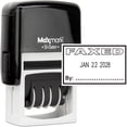 thumbnail image 1 of MaxMark Office Date Stamp with FAXED Self Inking Date Stamp - BLACK ink, 1 of 5